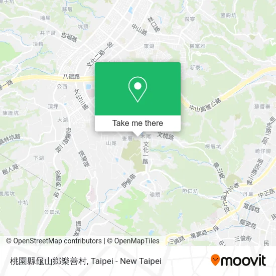 桃園縣龜山鄉樂善村地圖