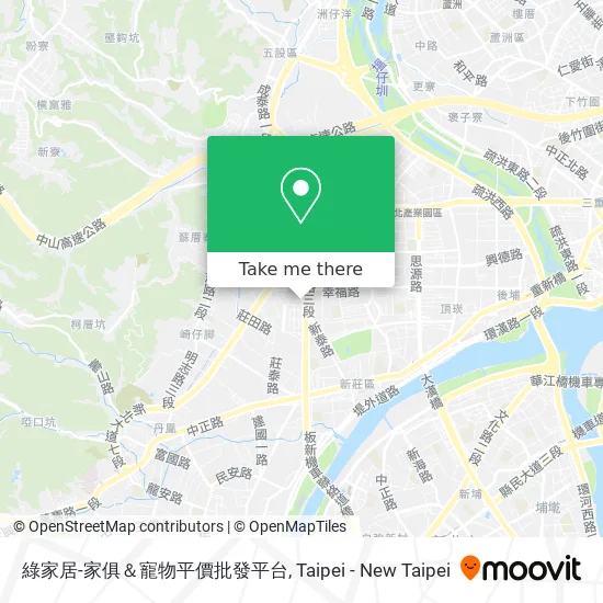 綠家居-家俱＆寵物平價批發平台地圖