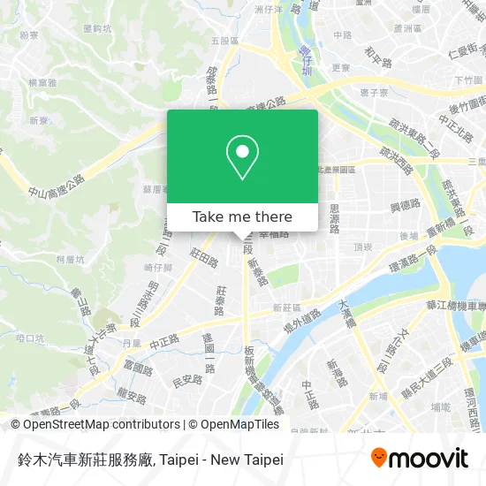 鈴木汽車新莊服務廠地圖