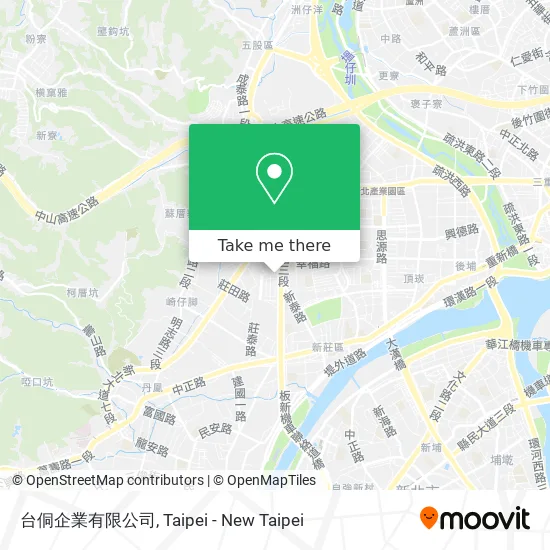 台侗企業有限公司地圖