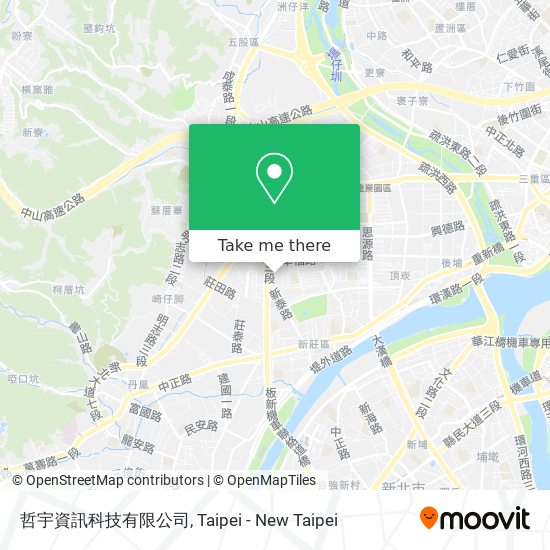 哲宇資訊科技有限公司 map