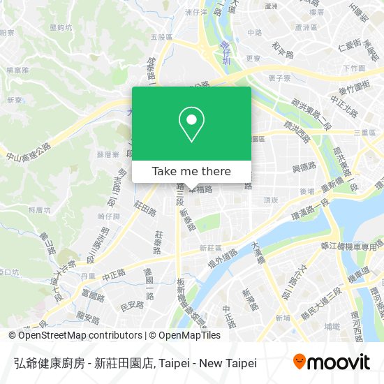 弘爺健康廚房 - 新莊田園店 map