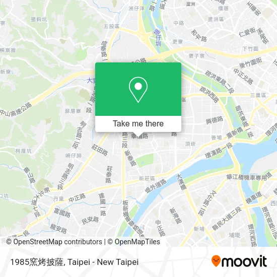 1985窯烤披薩 map