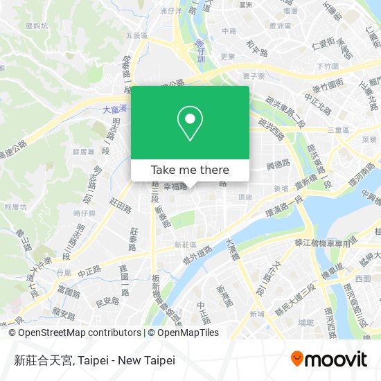 新莊合天宮 map