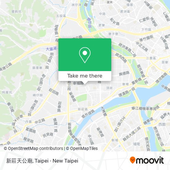 新莊天公廟 map