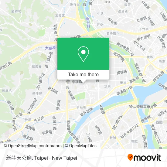 新莊天公廟地圖