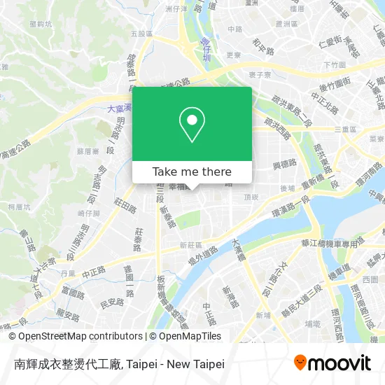 南輝成衣整燙代工廠地圖