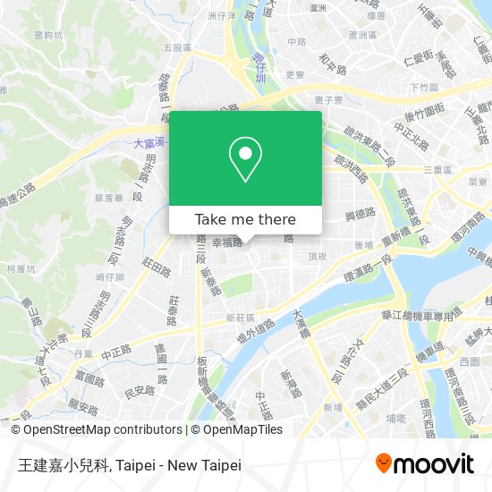 王建嘉小兒科 map