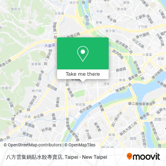 八方雲集鍋貼水餃專賣店地圖