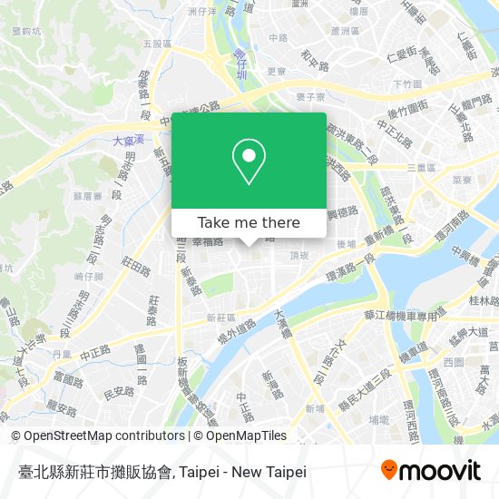 臺北縣新莊市攤販協會地圖