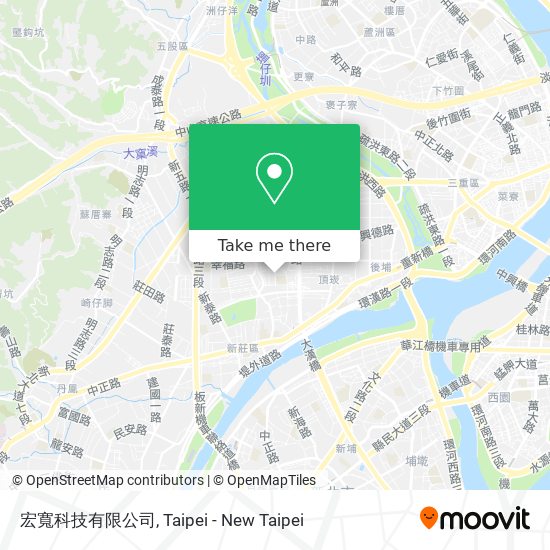 宏寬科技有限公司 map