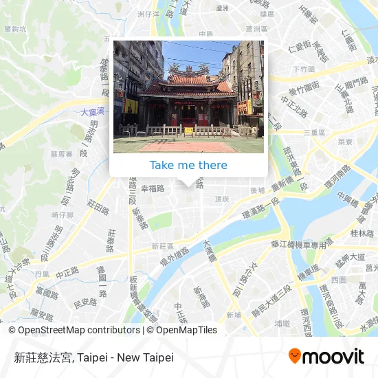 新莊慈法宮 map