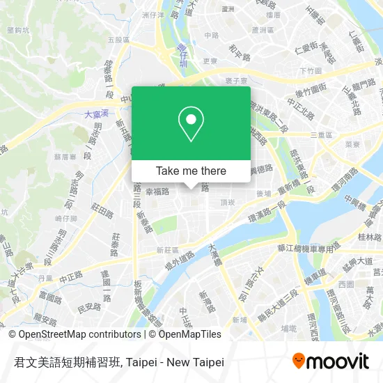 君文美語短期補習班地圖