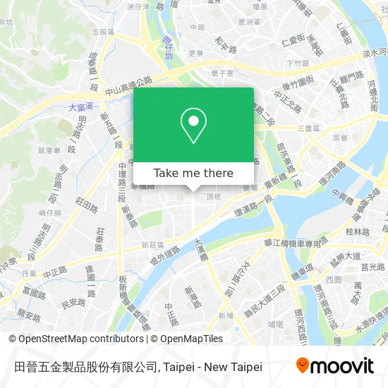 田晉五金製品股份有限公司地圖