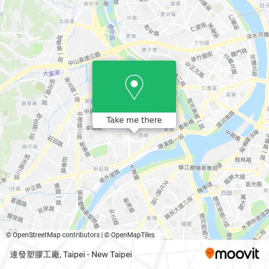 連發塑膠工廠 map