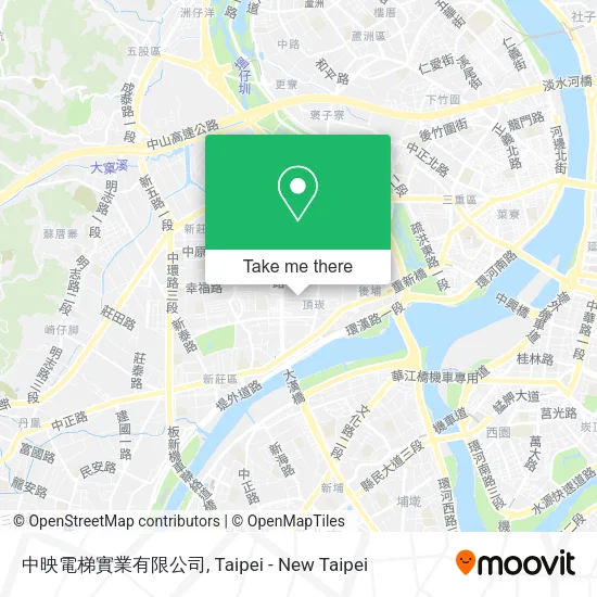 中映電梯實業有限公司地圖