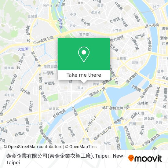 泰金企業有限公司(泰金企業衣架工廠)地圖
