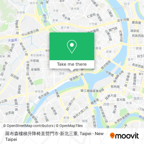 羅布森樓梯升降椅直營門市-新北三重 map