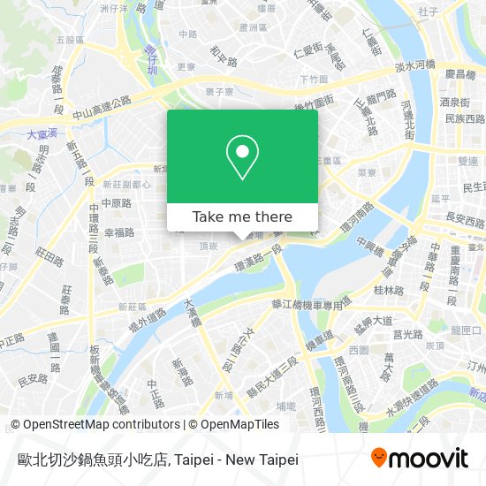 歐北切沙鍋魚頭小吃店 map