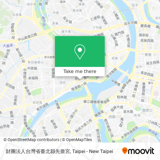 財團法人台灣省臺北縣先嗇宮 map