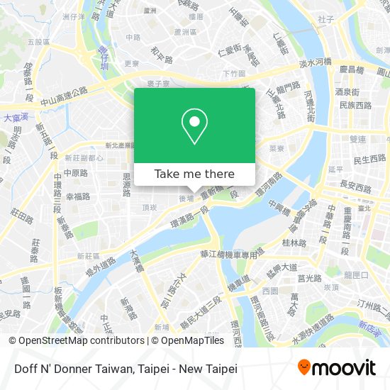 Doff N' Donner Taiwan地圖