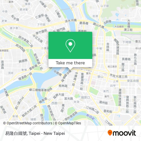 易隆白鐵號 map