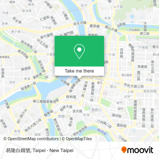易隆白鐵號地圖