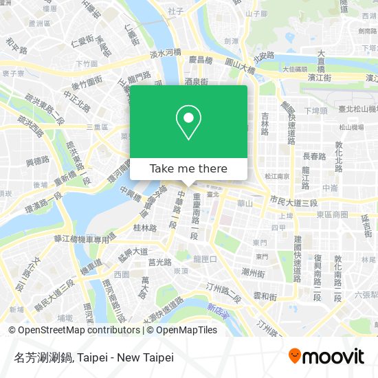 名芳涮涮鍋 map