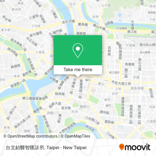 台北鉑醫智匯診所地圖