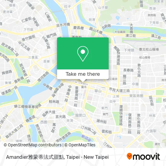 Amandier雅蒙蒂法式甜點 map