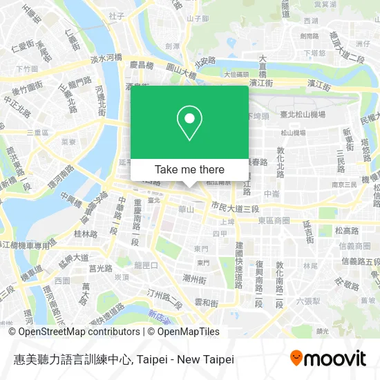 惠美聽力語言訓練中心地圖