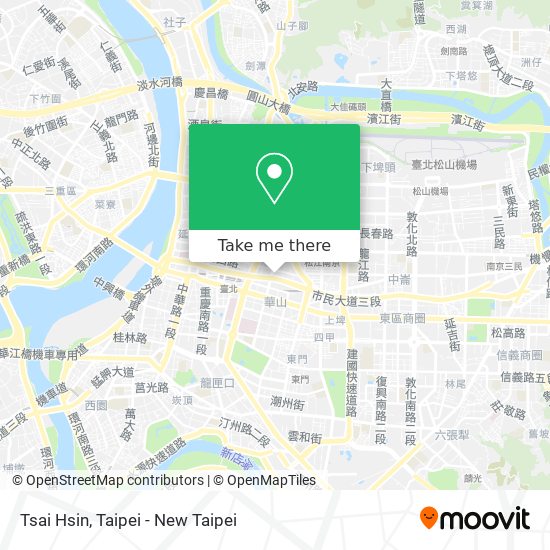 Tsai Hsin map