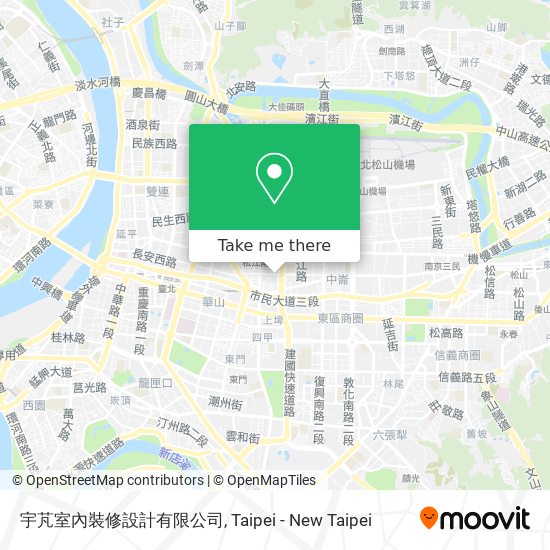 宇芃室內裝修設計有限公司 map