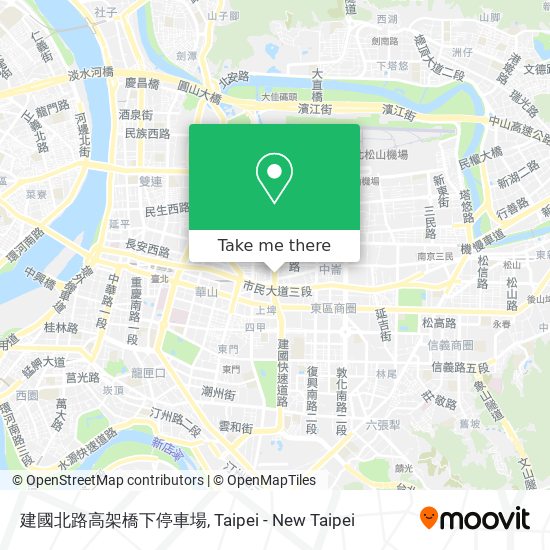 建國北路高架橋下停車場 map