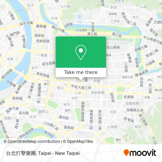 台北打擊樂團 map
