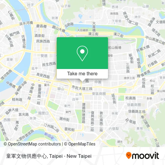 童軍文物供應中心地圖