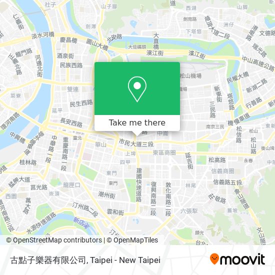 古點子樂器有限公司 map