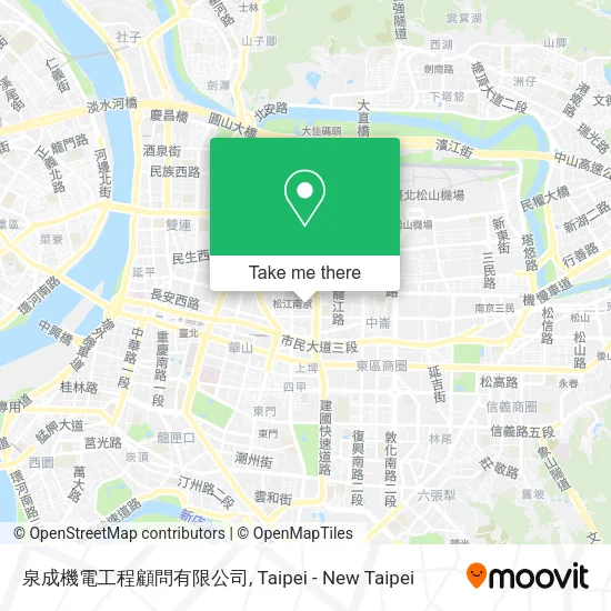 泉成機電工程顧問有限公司地圖