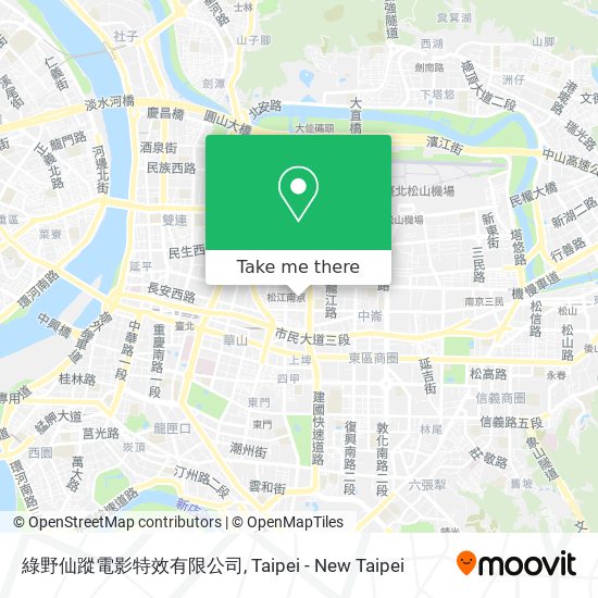 綠野仙蹤電影特效有限公司 map