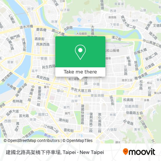 建國北路高架橋下停車場 map