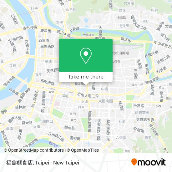 福鑫麵食店 map