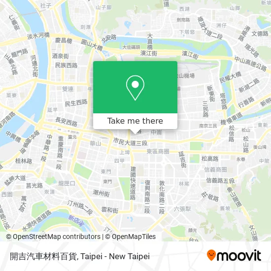 開吉汽車材料百貨 map