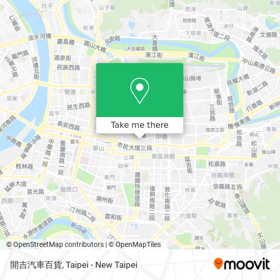 開吉汽車百貨地圖