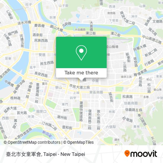臺北市女童軍會 map