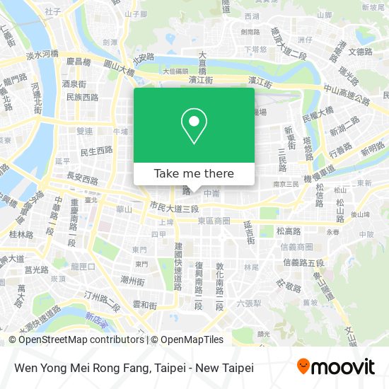Wen Yong Mei Rong Fang map