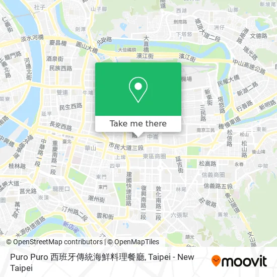 Puro Puro 西班牙傳統海鮮料理餐廳 map