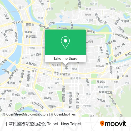 中華民國體育運動總會 map
