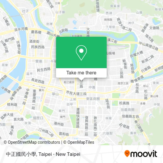 中正國民小學 map