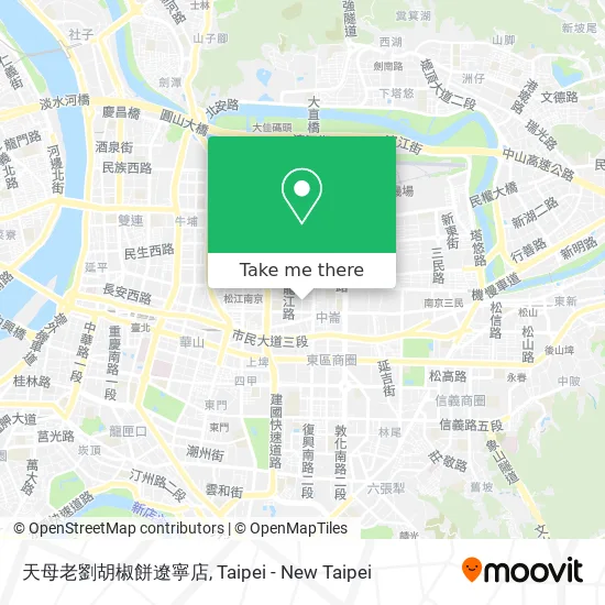 天母老劉胡椒餅遼寧店地圖