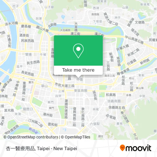 杏一醫療用品地圖